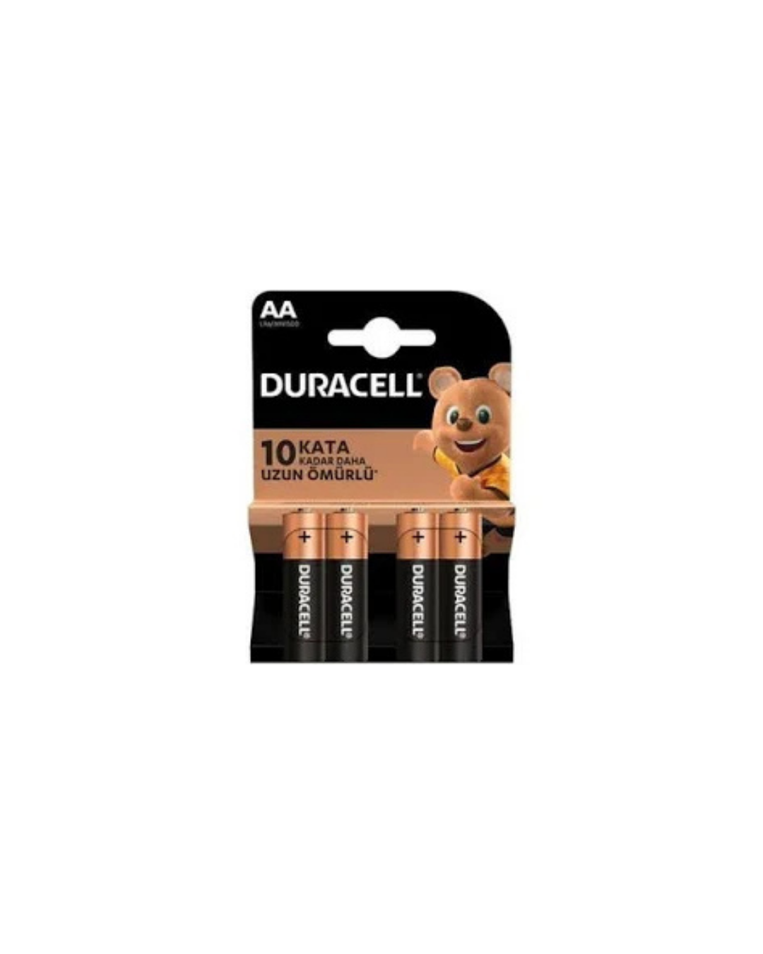 Duracell AA Alkalin Kalem Pil (4'lü paket) 1,5 V LR6/MN1500