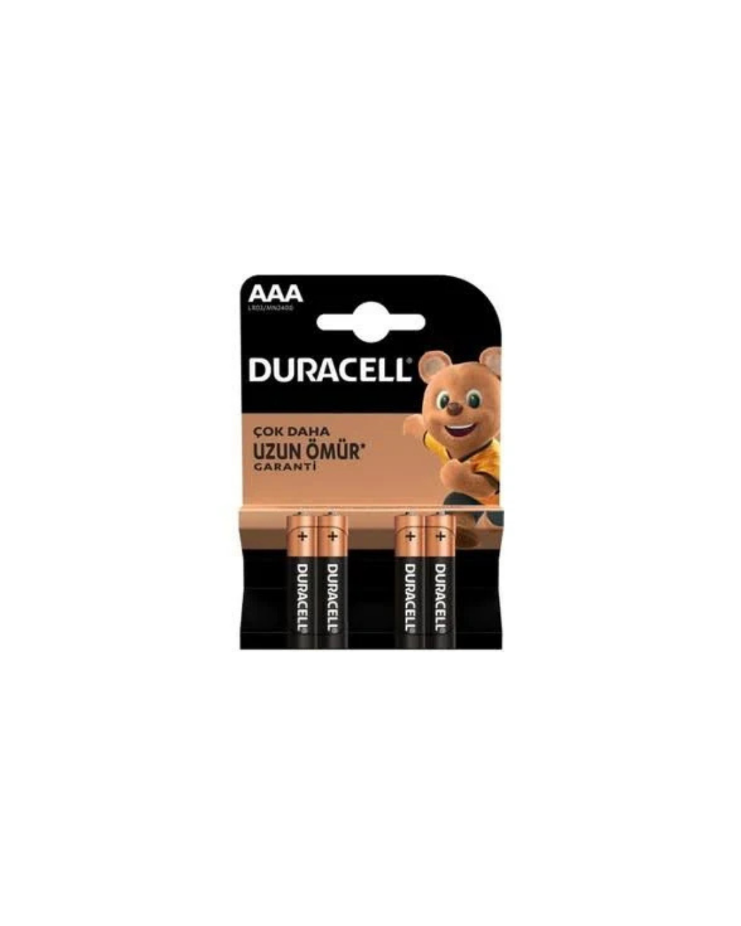 Duracell LR03/MN2400 AAA İnce Alkalin Pil (4'lü Paket)