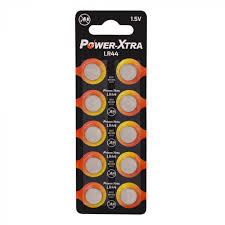 Power-Xtra LR44 Size Alkaline Buton Pil - 10lu Blister