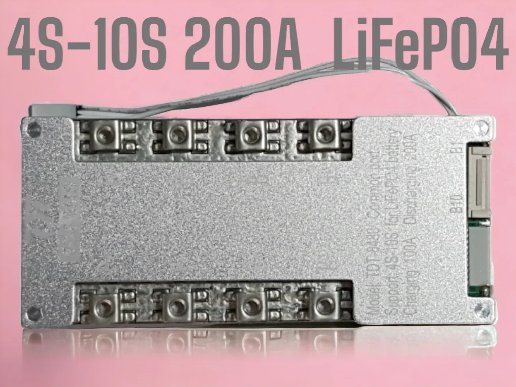 TDT 4S-10S Destekli 200A Balanslı LiFePO4 Batarya BMS